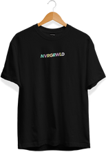 Load image into Gallery viewer, NVRGRWLD Embroidered Black Tee
