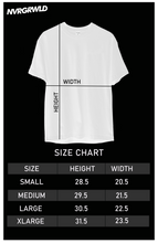 Load image into Gallery viewer, NVRGRWLD Embroidered White Tee
